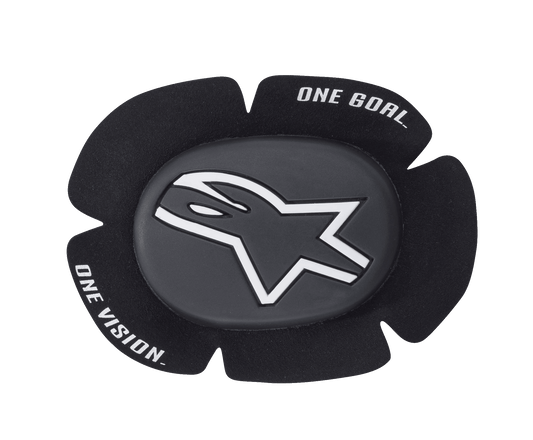 Alpinestars GP Sport Evo Knee Sliders - Black/White