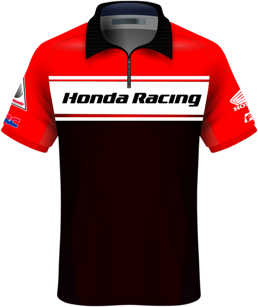 Facotry Effex Honda Team Pit Shirt - Red/Black/White