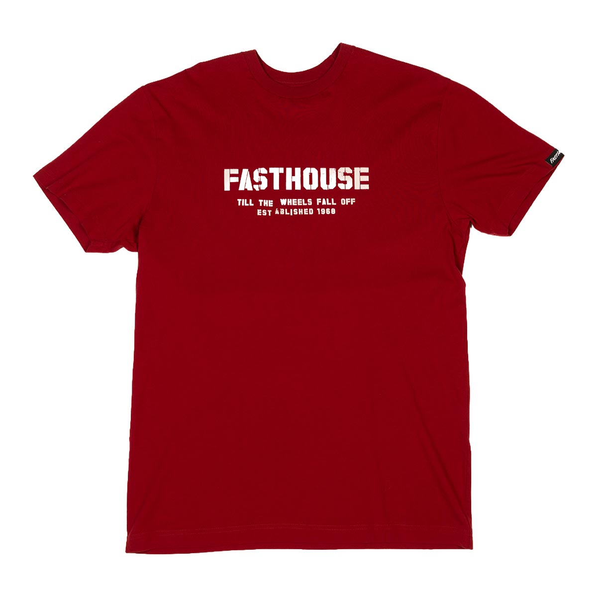 Fasthouse Torn Tee - Cardinal