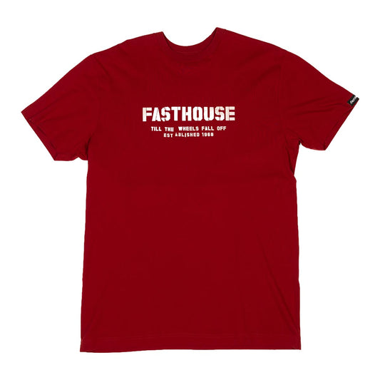 Fasthouse Torn Tee - Cardinal