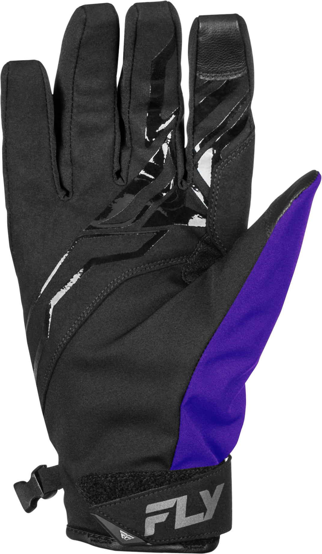 Fly Racing Youth Title Gloves - Black/Purple/Grey
