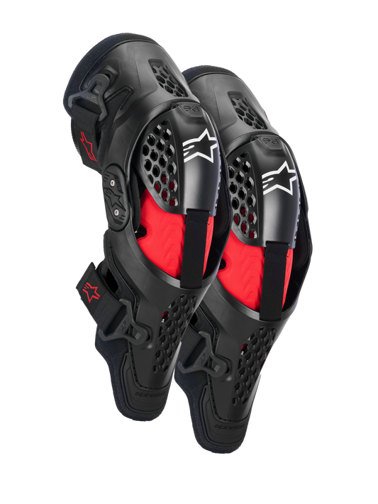 Alpinestars SX-1 Plasma Knee Protector - Black/Red/Cool Gray