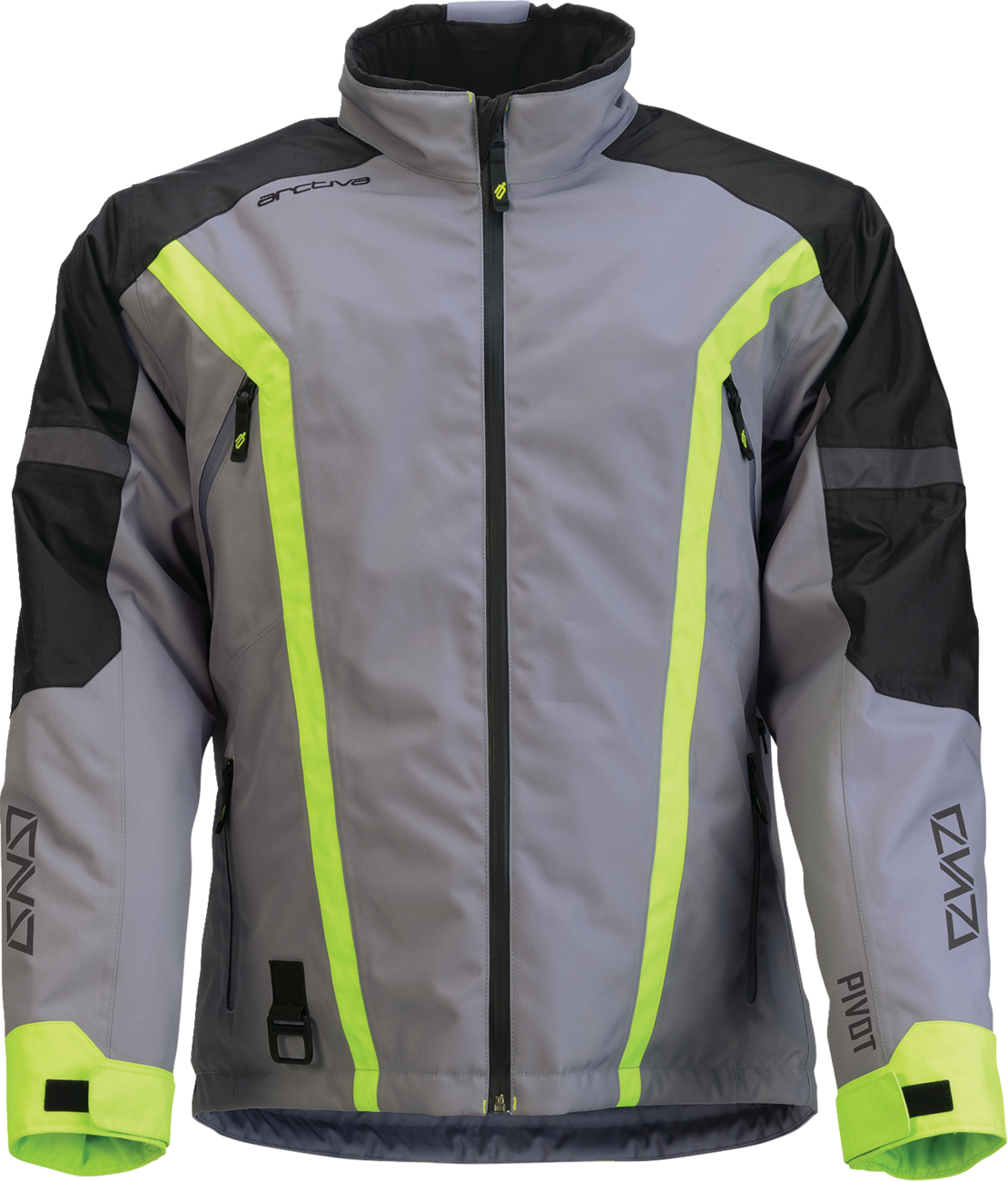 Arctiva Pivot 8 Jacket - Gray/Hi-Vis