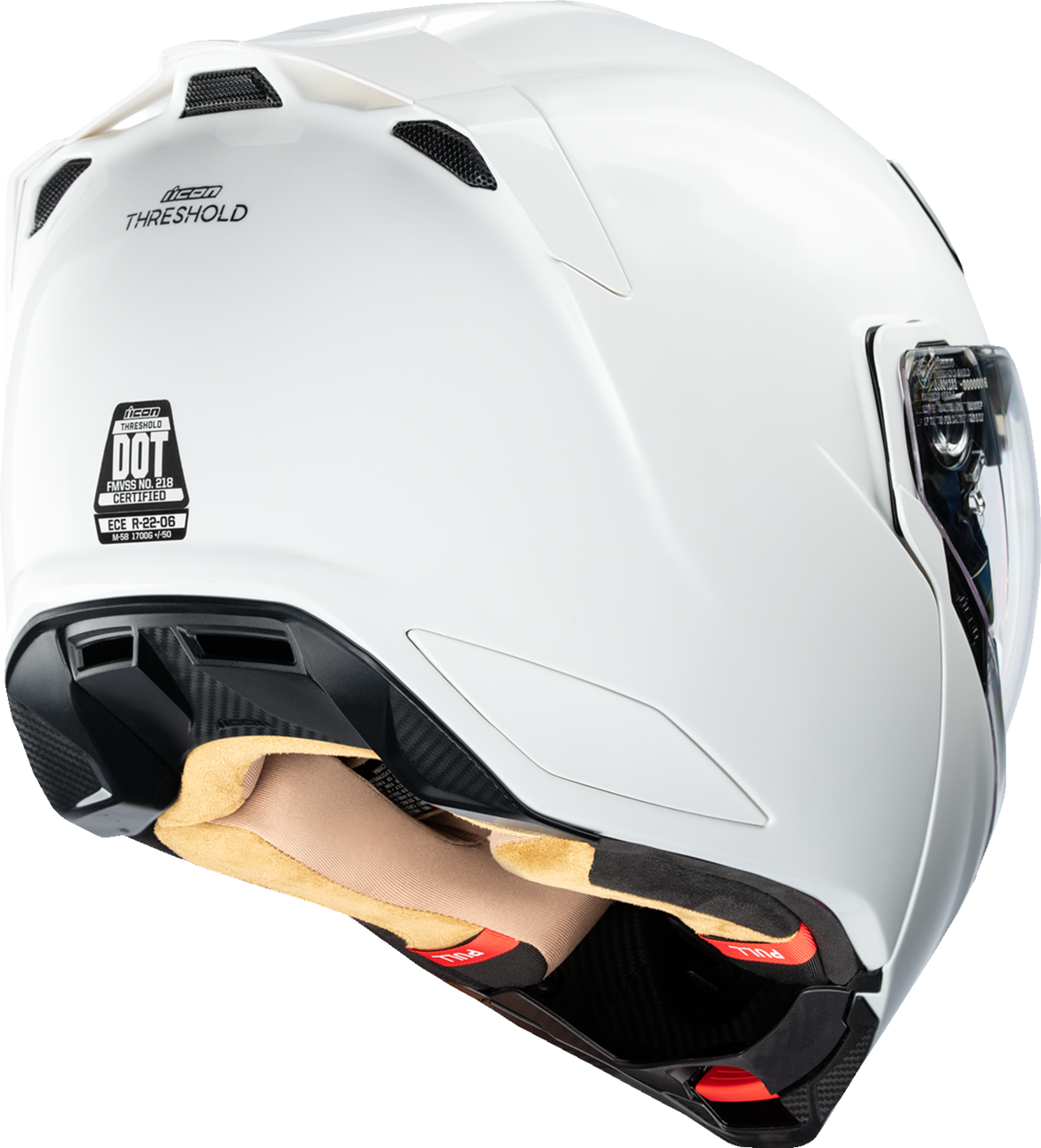 Icon Threshold Modular Helmet - Gloss White