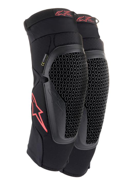 Alpinestars Bionic Flex Knee Protector - Black/Red