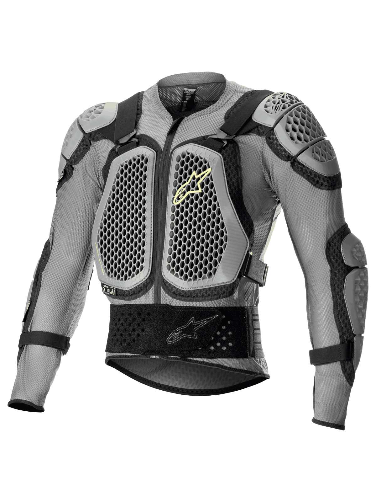 Alpinestars Bionic Action V2 Protection Jacket - Gray/Black/Yello Fluo