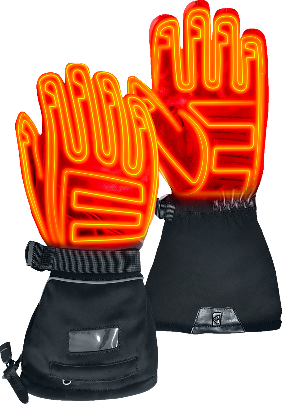 GT5 12 V Hybrid Heated Gloves - Black