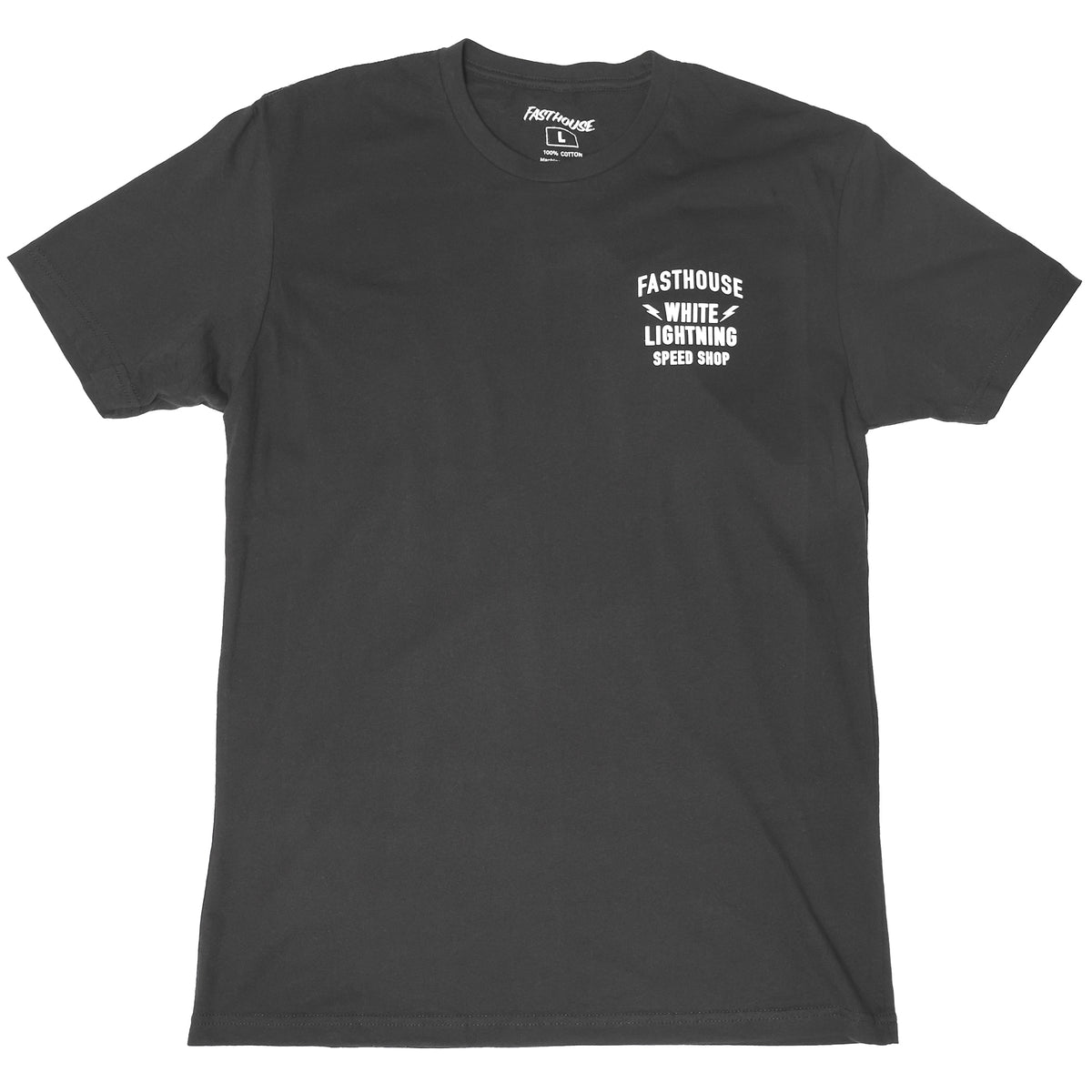 Fasthouse White Lightning Tee - Black