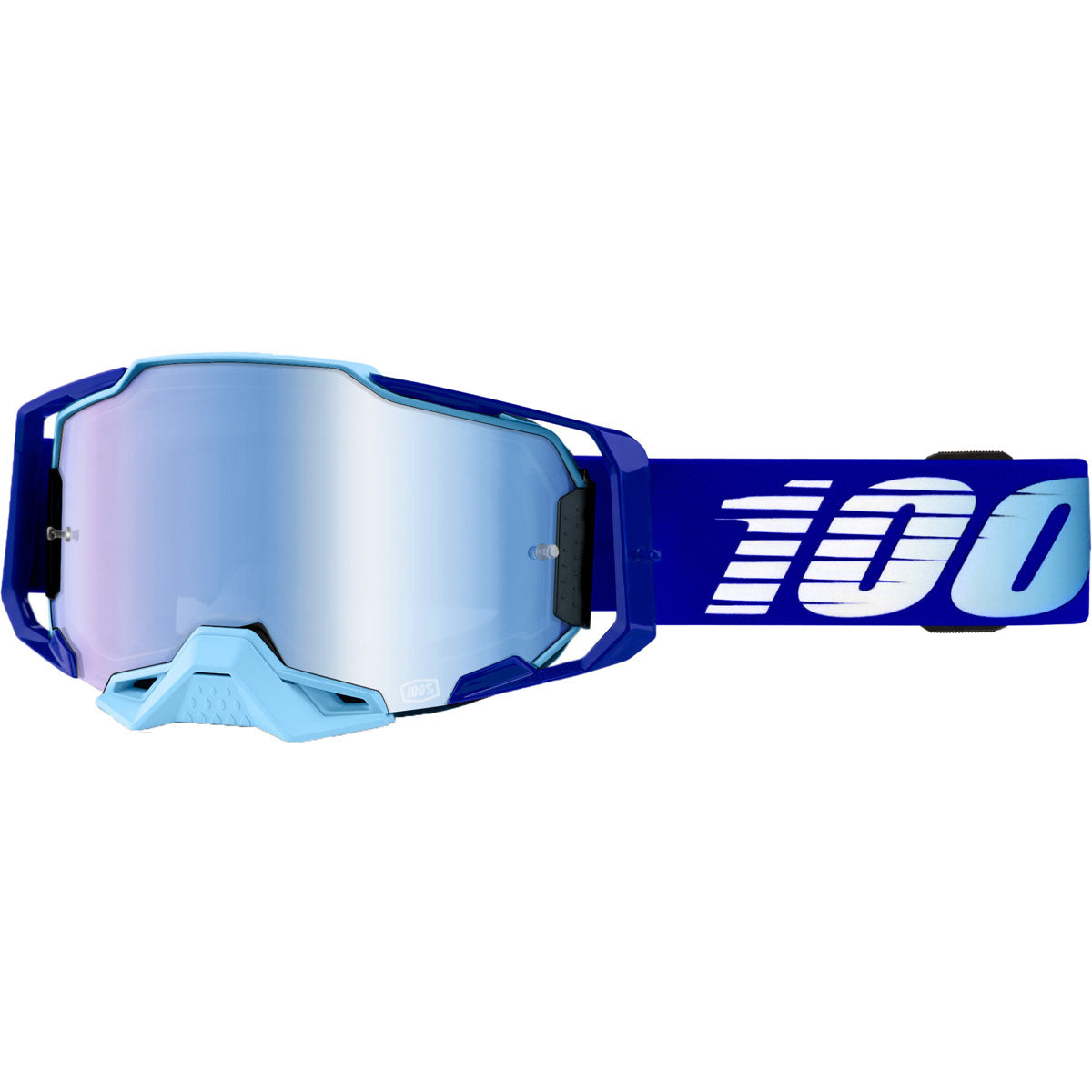 100% Armega Goggles Royal / Mirror Blue Lens
