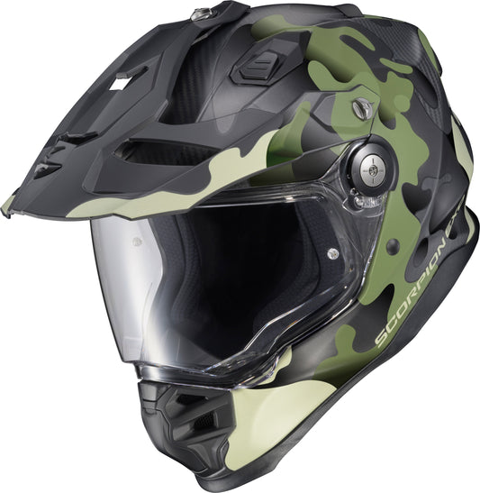 Scorpion EXO XT9000 Carbon Gilley Helmet - Green/Sand