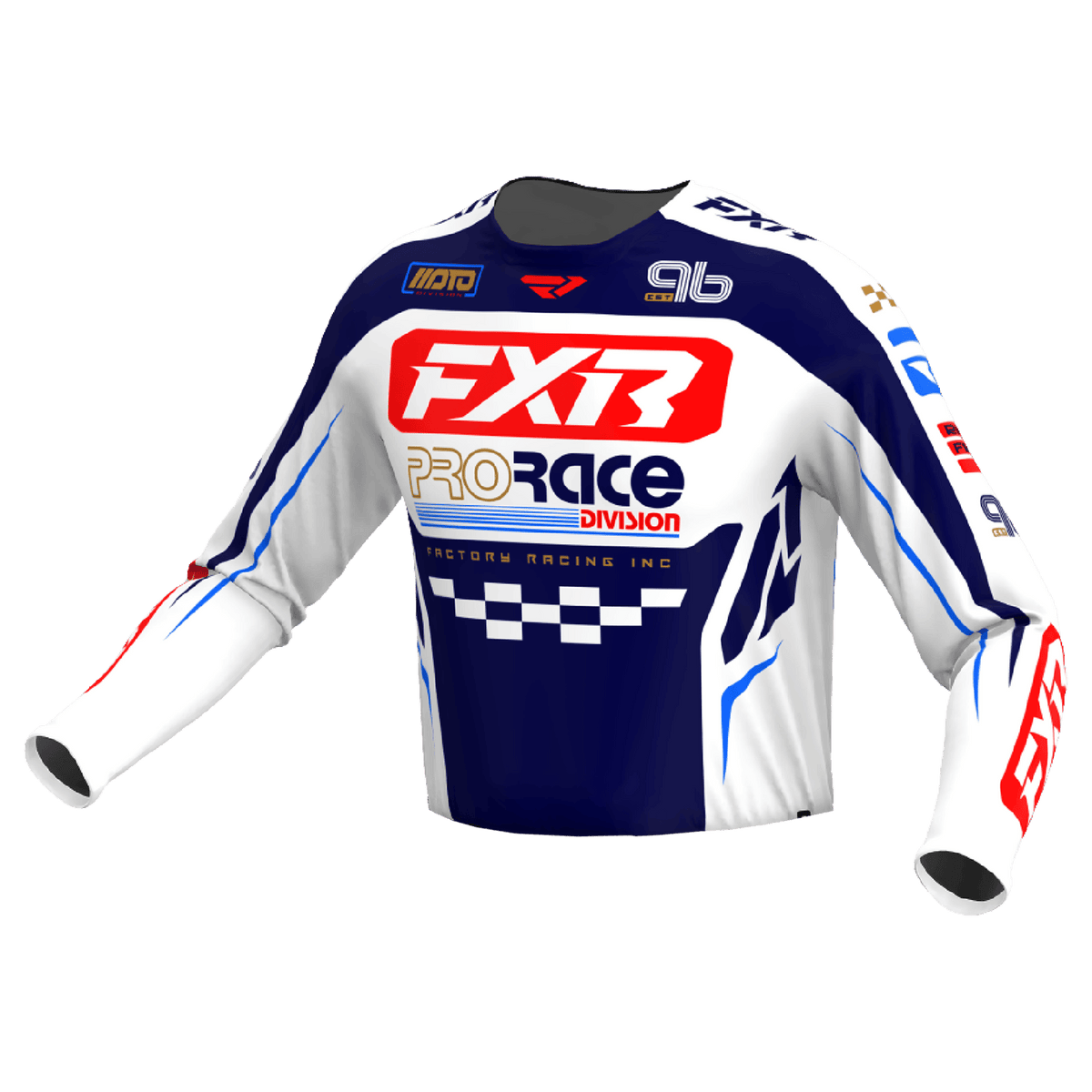 FXR Clutch Pro Gear Set -nvy-wht-red