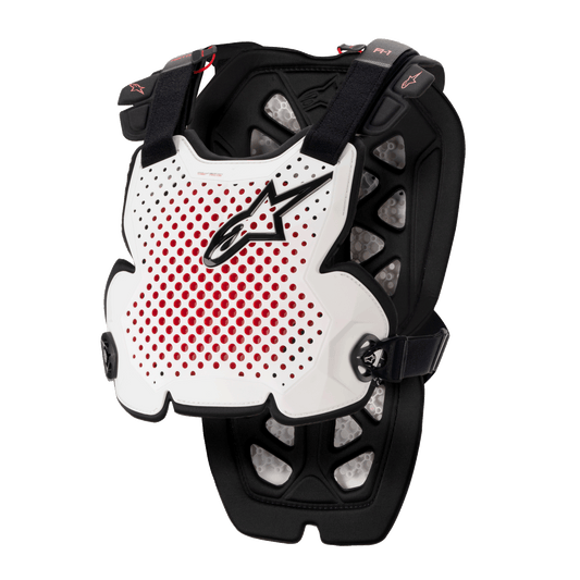 Alpinestars A-1 Pro Chest Protector - White/Black/Red
