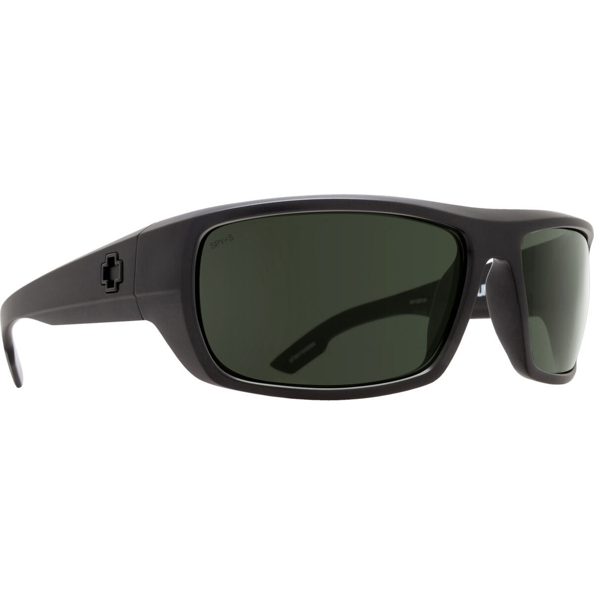 Spy Bounty Sunglasses CLOSEOUT - Matte Black ANSI RX/Happy Gray Green