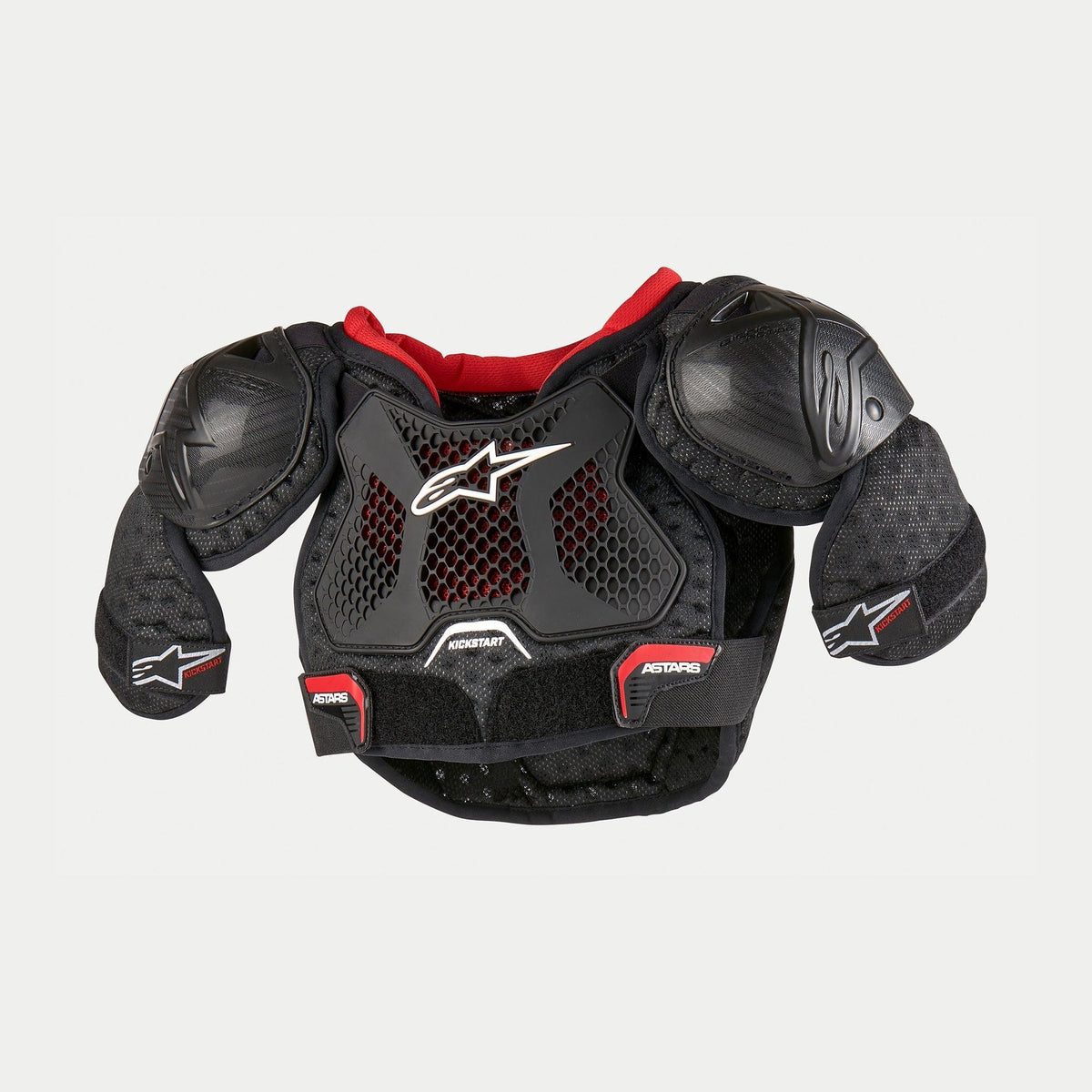 Alpinestars Youth Bionic Action Kickstart Chest Guard - Black/Red
