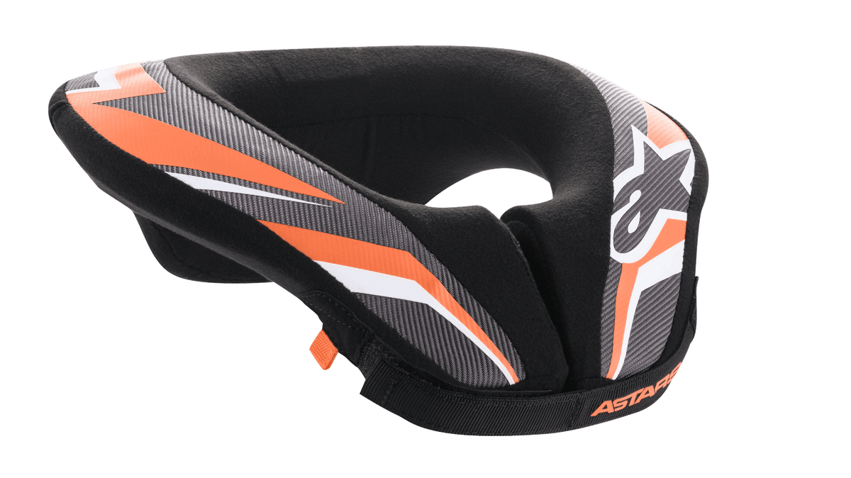Alpinestars Youth Sequence Neck Roll - Black/Anthracite/Orange