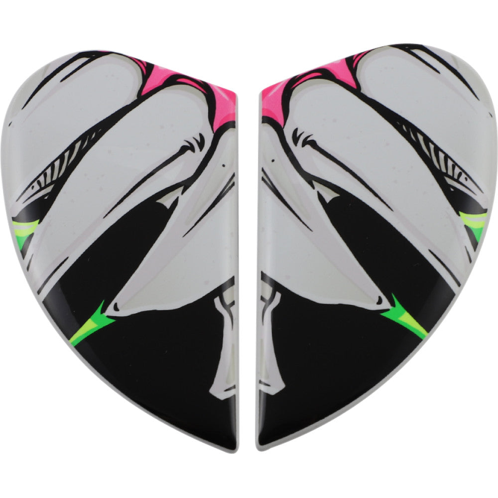 Icon Airframe Pro Helmet Side Plates - Beastie Bunny Pink