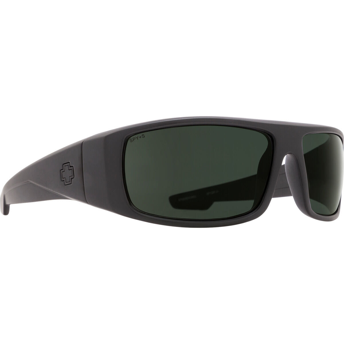 Spy Logan Sunglasses - SOSI ANSI Rx Matte Black/Happy Gray Green