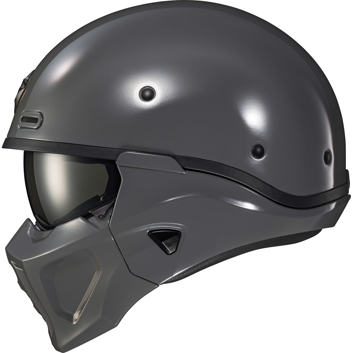 keep scorpion helmet faceshield open Scorpion EXO Covert X Helmet Cement Grey / XL