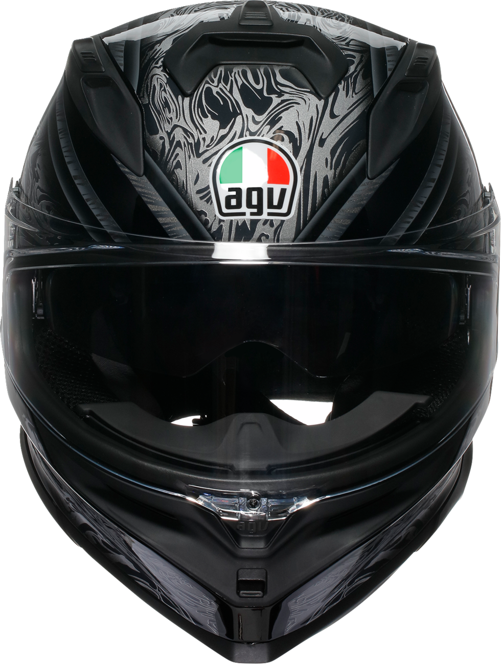 AGV K7 Helmet - Damascus - Black/Silver