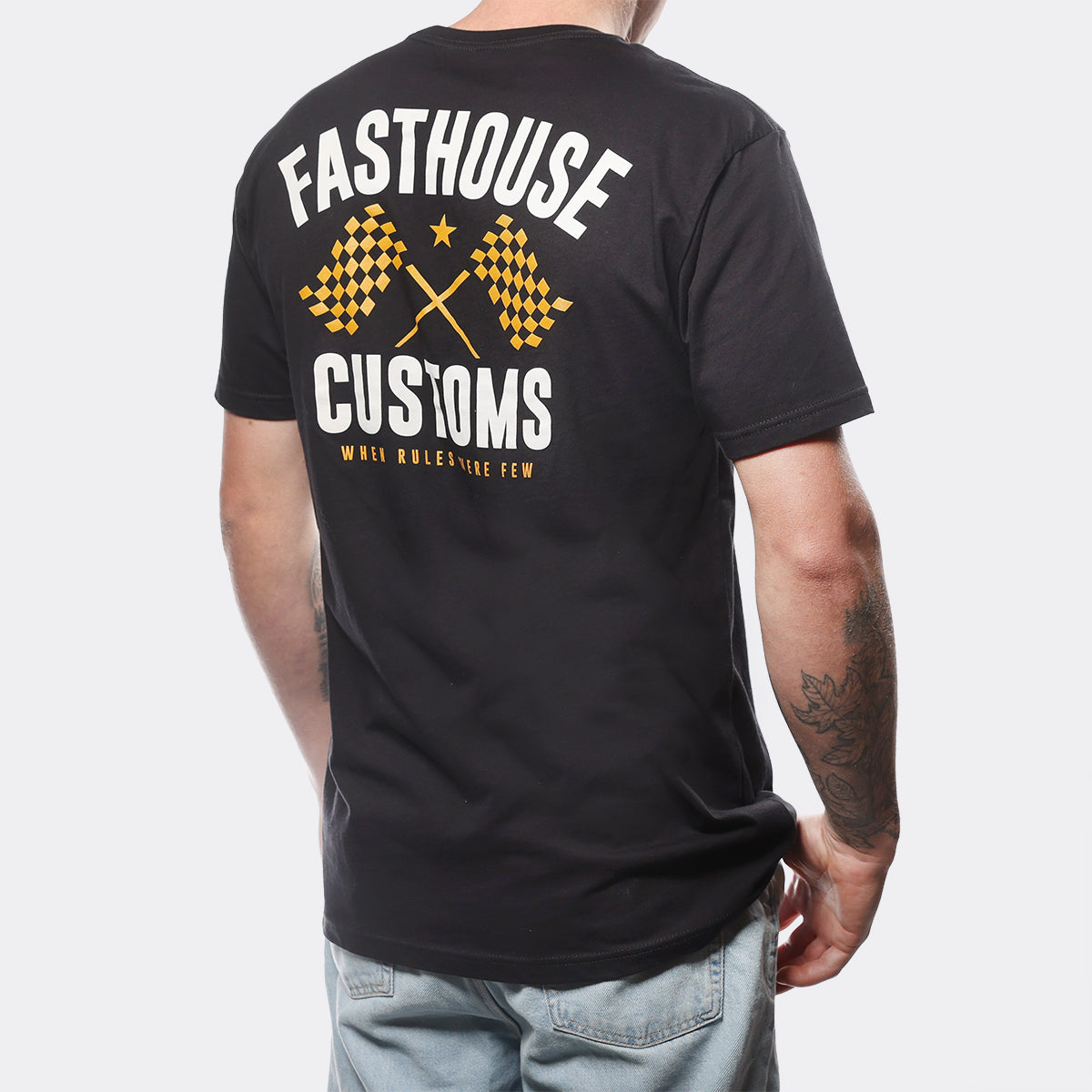 Fasthouse 68 Trick Tee - Black Gold
