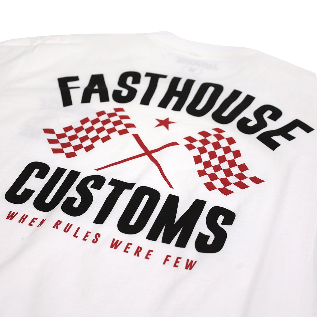 Fasthoues 68 Trick Tee White Red