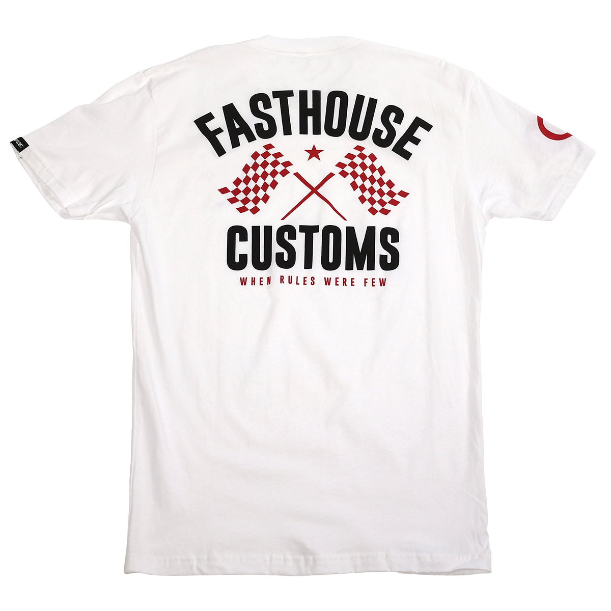 Fasthoues 68 Trick Tee White Red