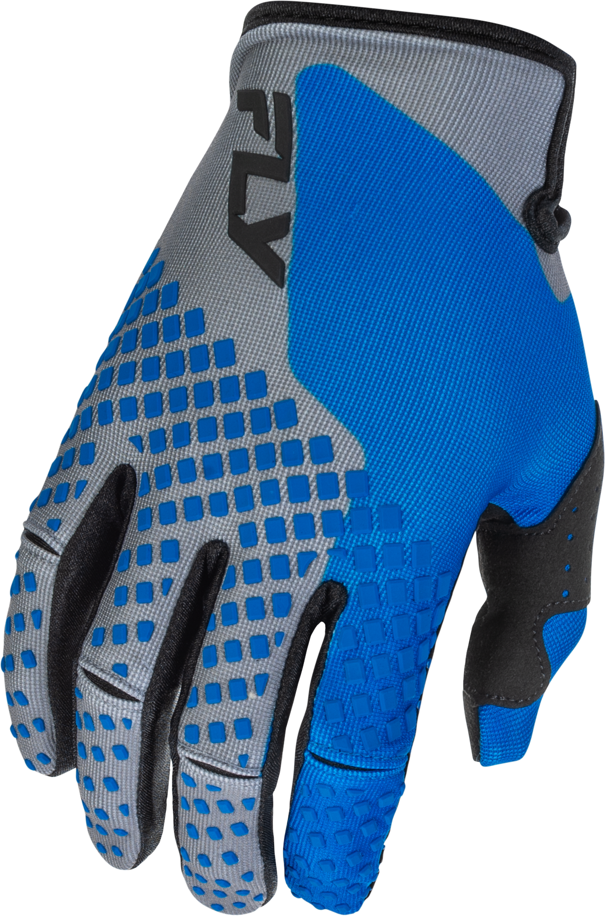 Fly Racing Youth Kinetic Gloves - Blue/Grey/Black