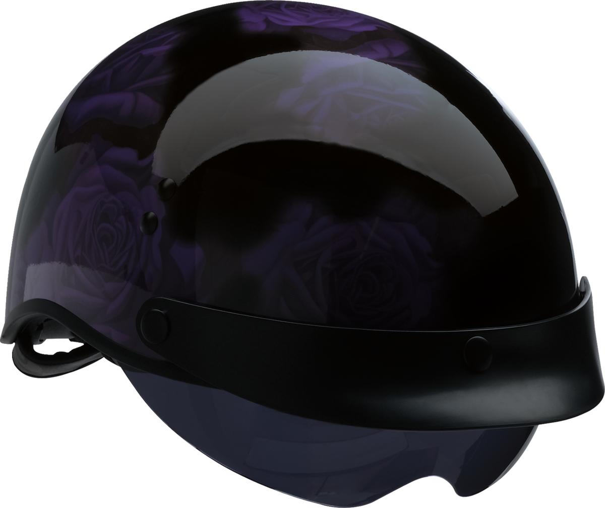 Z1R Vagrant NC Rose Helmet - Black/Purple