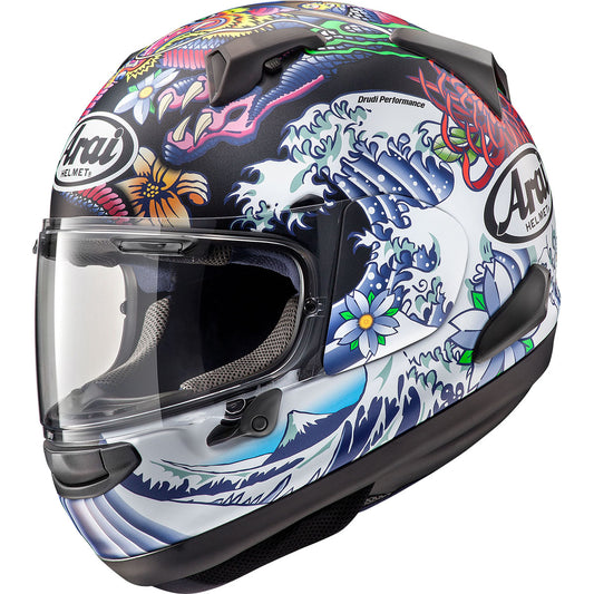 Arai Quantum-X Oriental Helmet CLOSEOUT - Black Frost