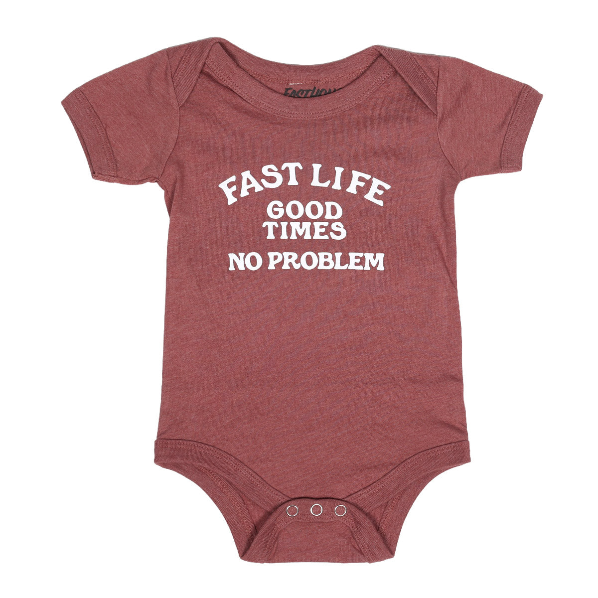 Fasthouse Infant No Problem Onesie - Mauve