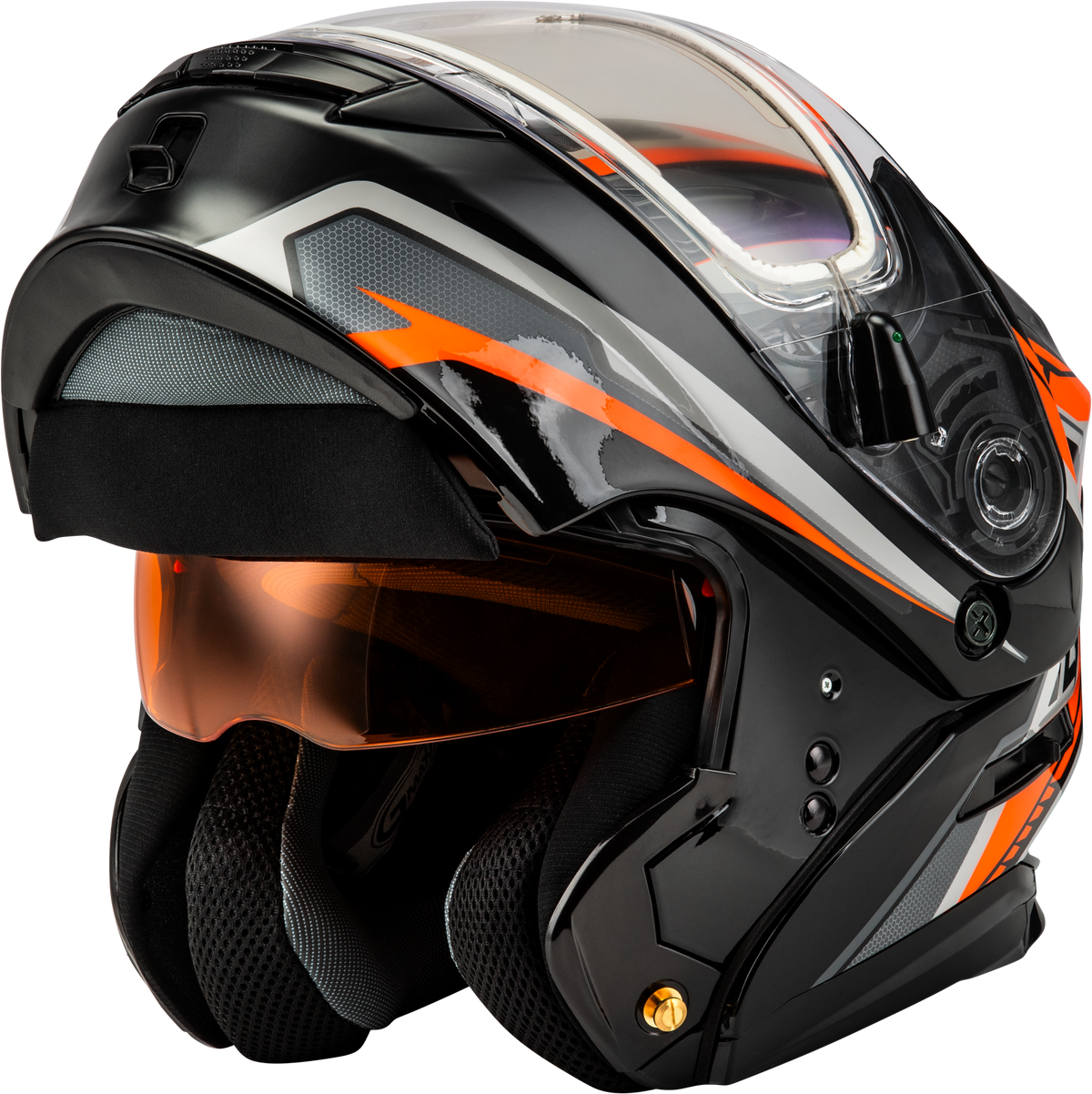 GMAX MD-01S Transistor Electric Helmet Orange/Black