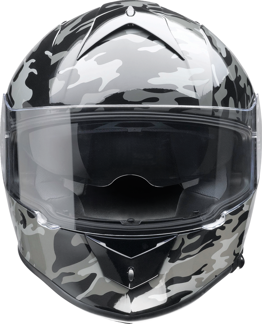 Z1R Warrant Camo Helmet - Black/Gray
