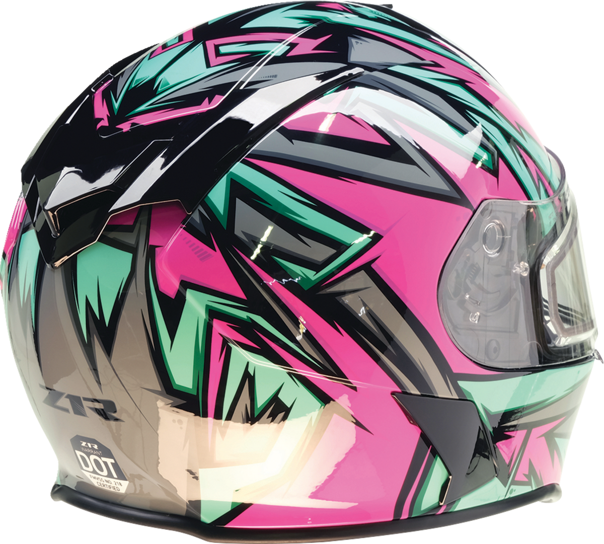 Z1R Warrant Snow Neuron Helmet - Pink/Teal