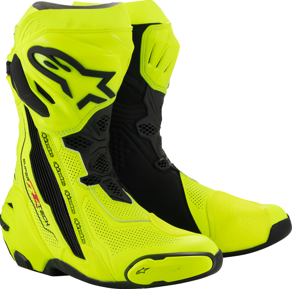 Alpinestars Supertech R Vented Boots - Fluorescent Yellow/Black