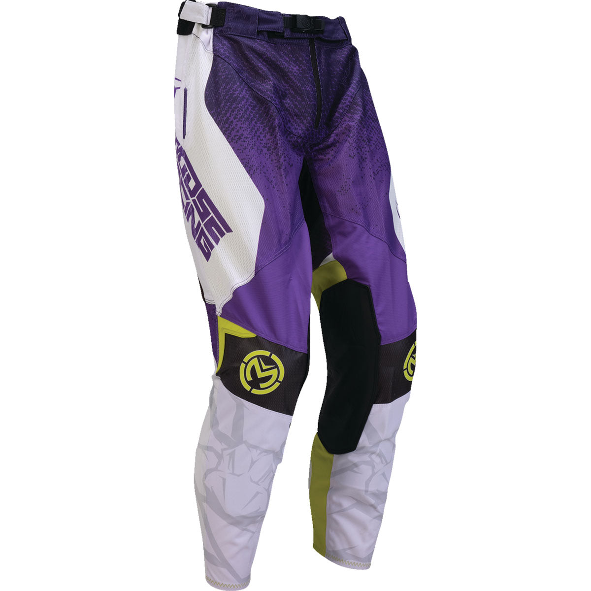 Moose Racing Sahara Pants - Purple/Hi-Viz