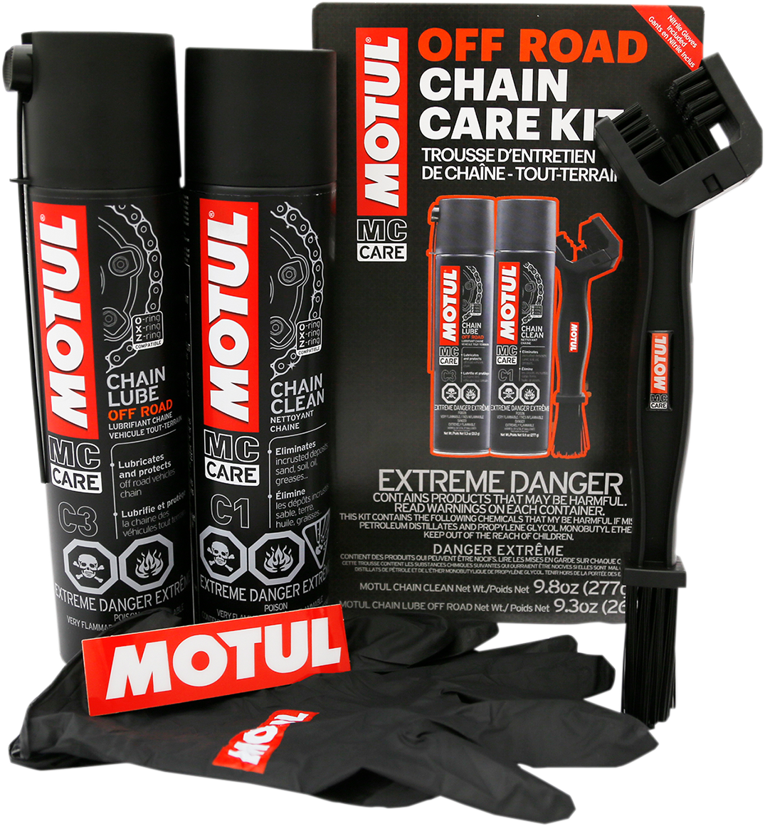 Motul Chain Care Kit Aerosol - Off-Road - Off-Road