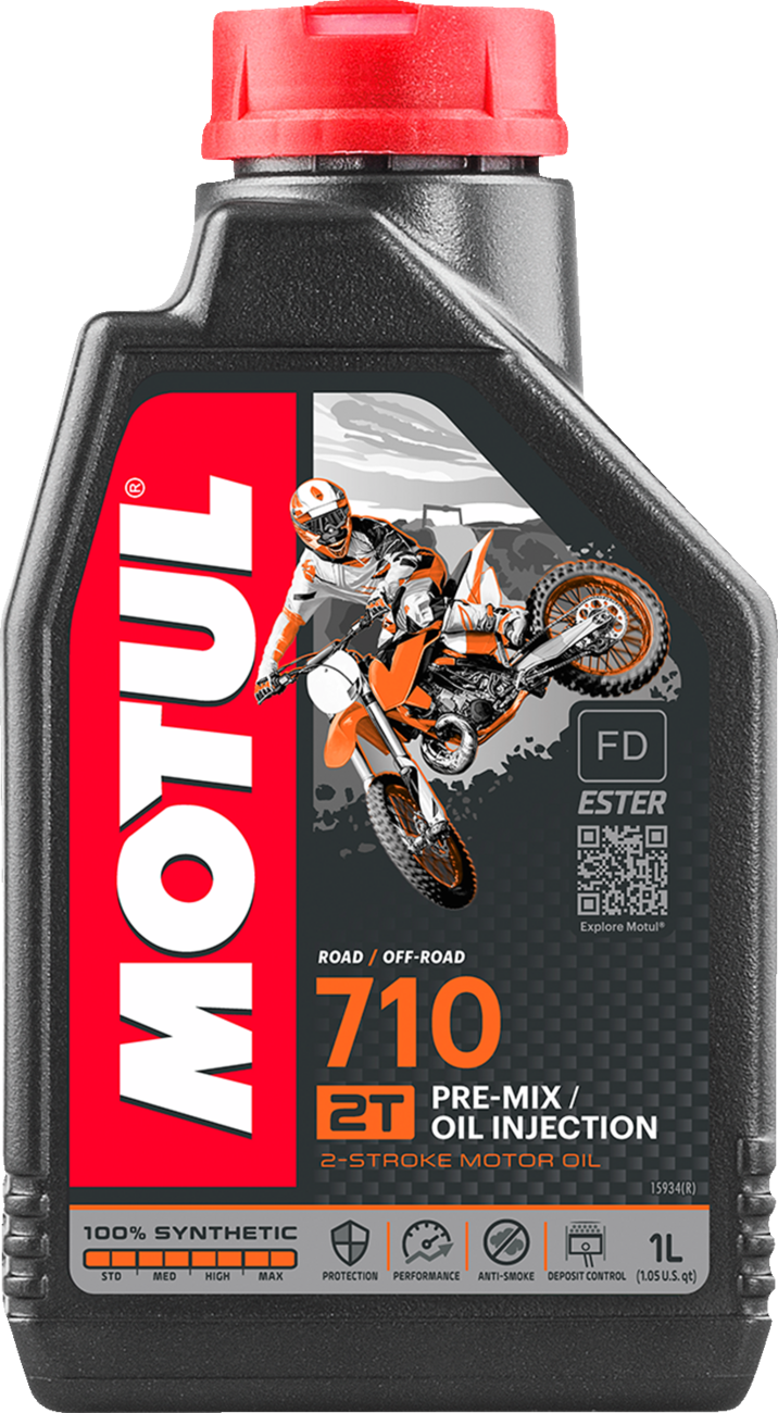 Motul 710 2T Injector/Premix Oil - 1 Liter - 1 Liter