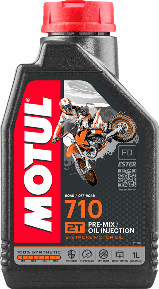 Motul 710 2T Injector/Premix Oil - 1 Liter - 1 Liter