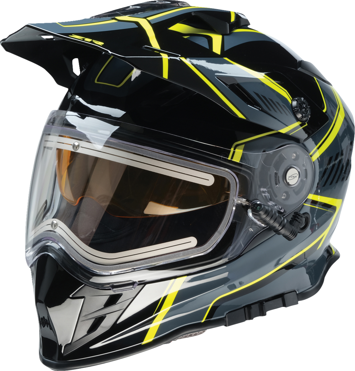 Z1R Range 2.0 Snow Rotor Helmet - Black/Hi-Viz
