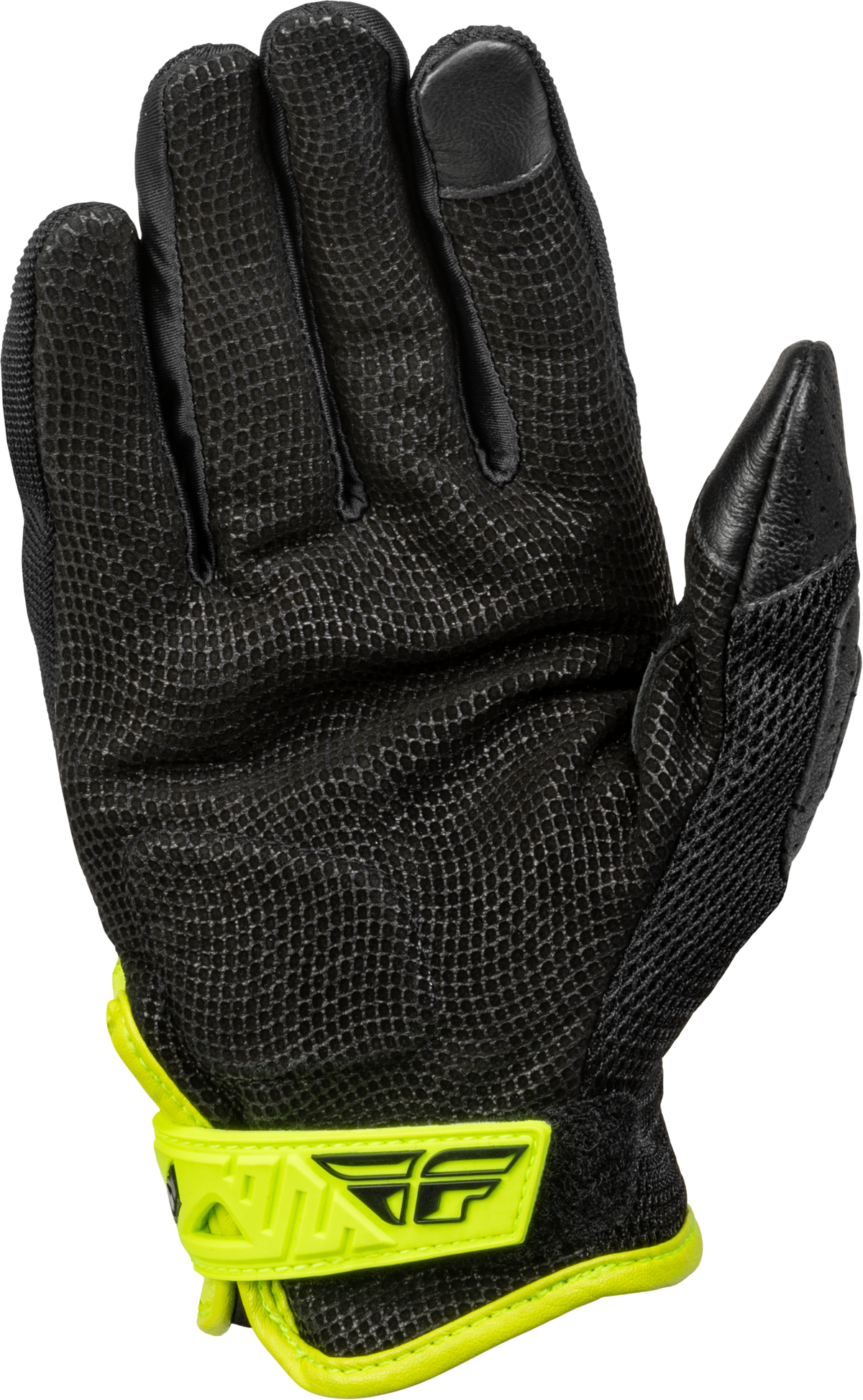 Fly Racing Coolpro Force Gloves - Black/Hi-Vis Yellow