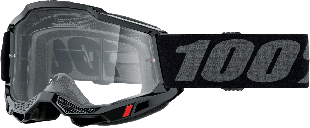 100% Accuri 2 Goggles Black / Clear Lens