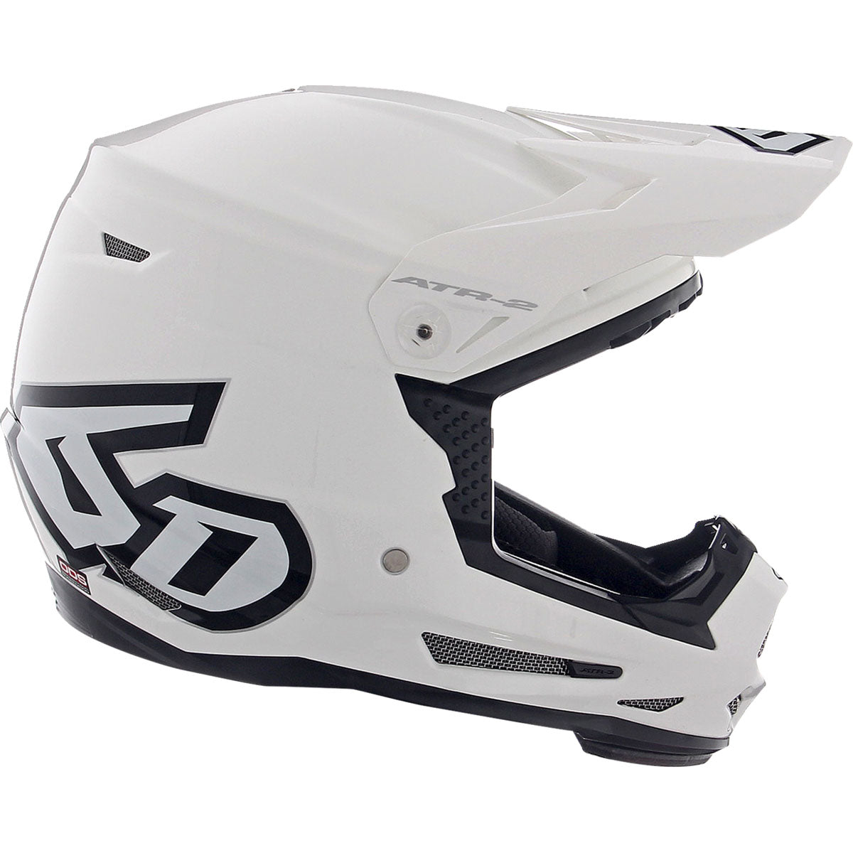 6D Youth ATR-2Y Gloss White Helmet - Small