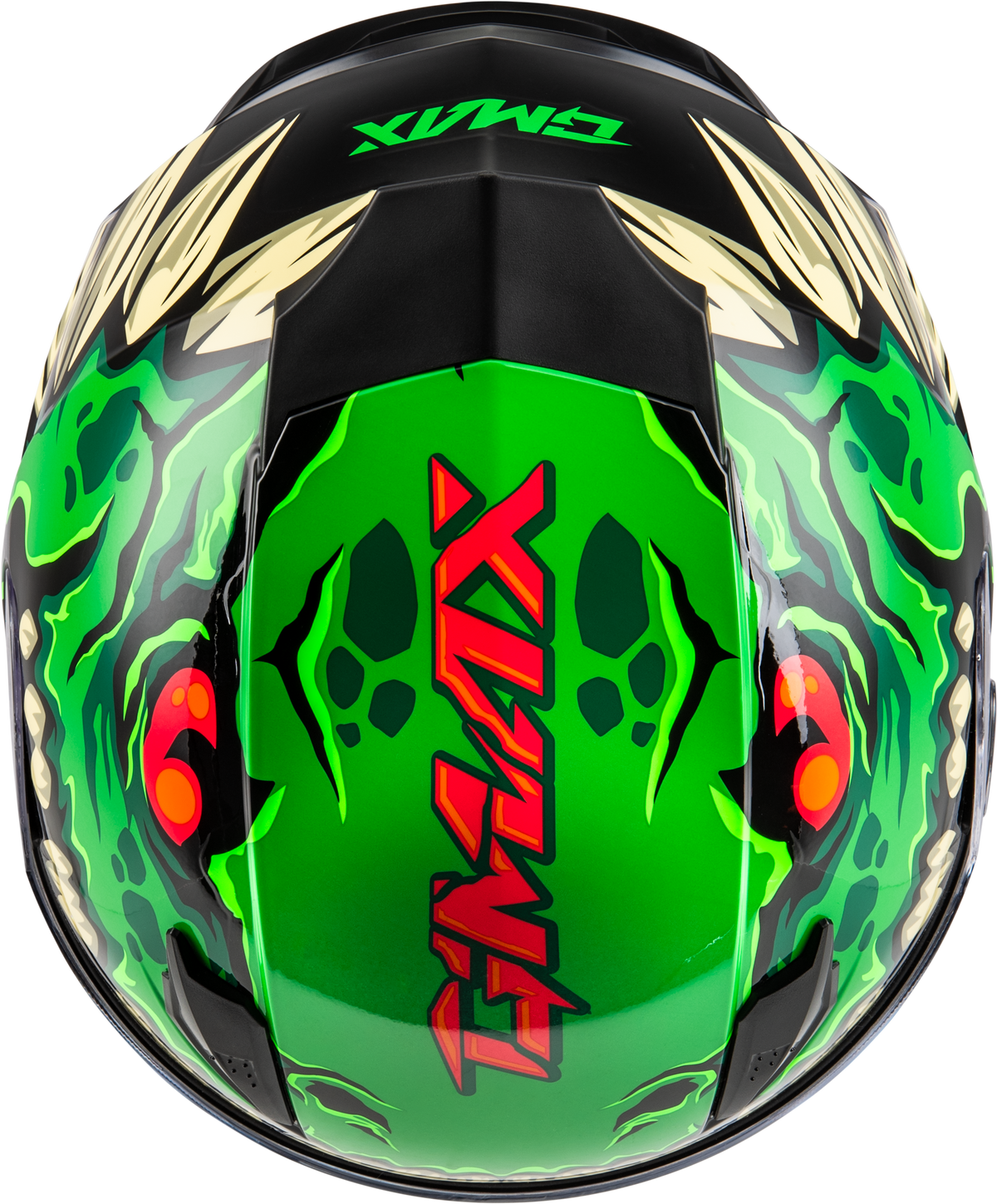 GMAX Youth GM-49Y Drax Snow Helmet Green