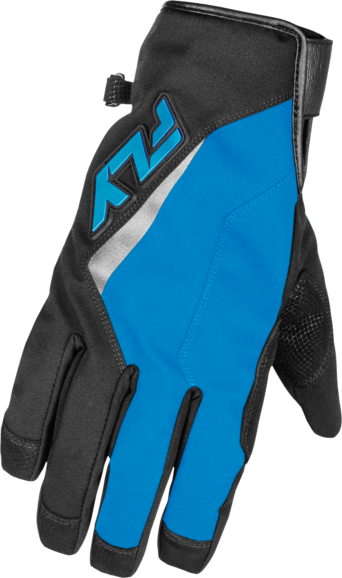 Fly Racing Title Long Gloves - Blue/Black/Light Blue