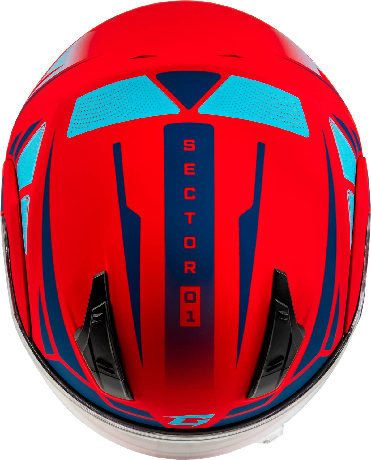 GMAX MD-04 Sector Helmet Red/Blue