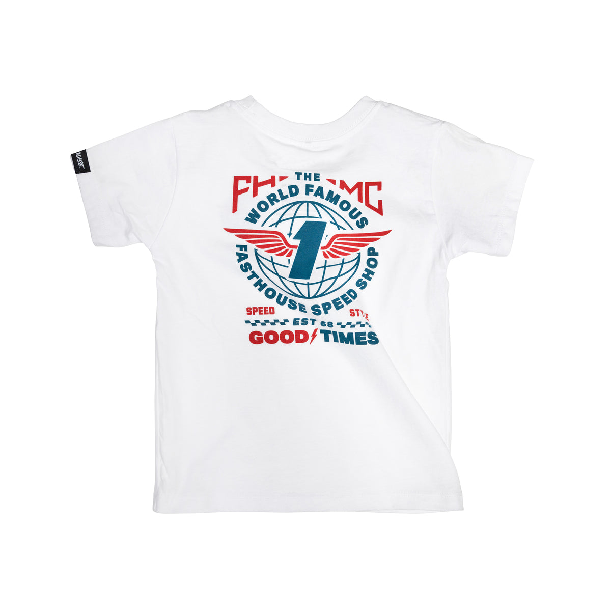 Fasthouse Toddler Renown Tee - White