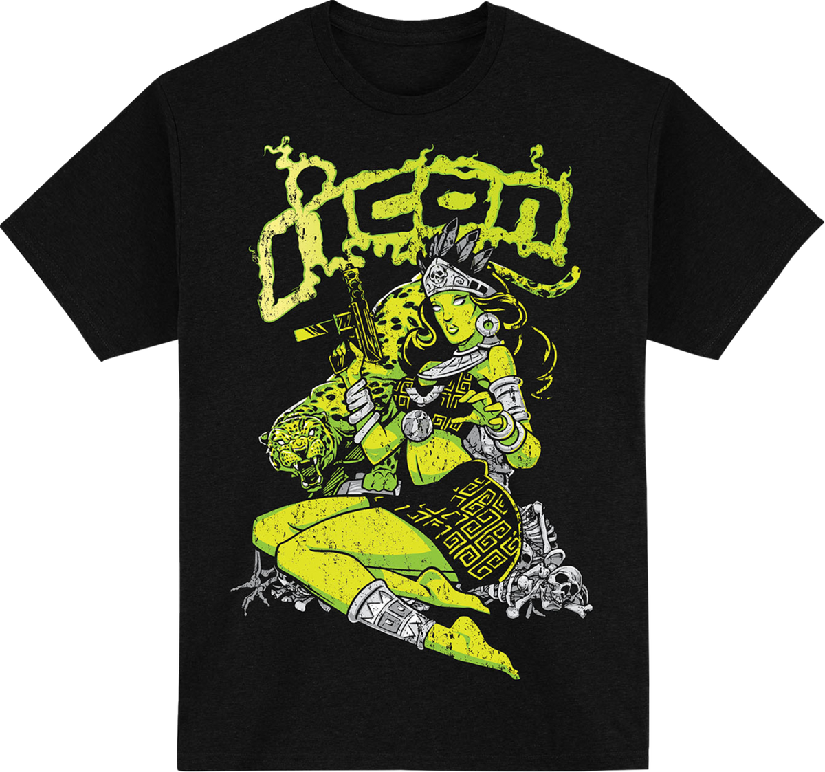 Icon Aztec Nine T-Shirt - Black