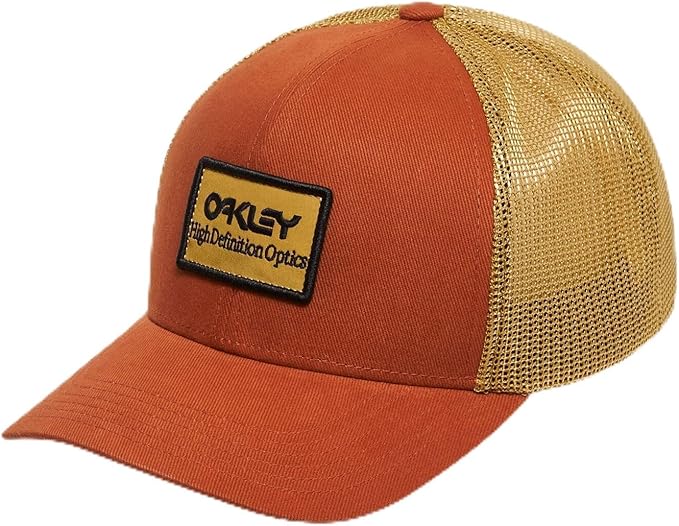 Oakley B1B HDO Patch Trucket Hat - Auburn/Sulfide