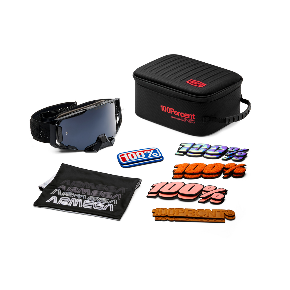 100% Armega LE Goggle w/ Patch Kit