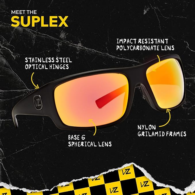 VonZipper Unisex Suplex Sunglasses